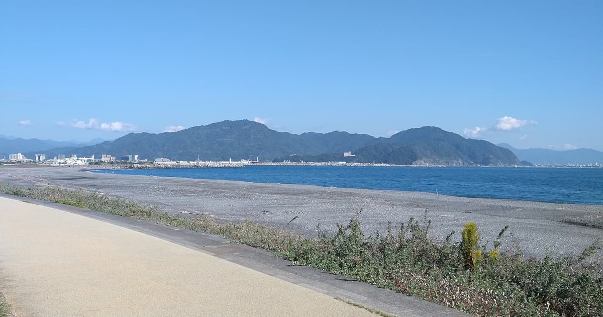 焼津 絶景 海岸 浜 海 石津海岸公園 絶景スポット