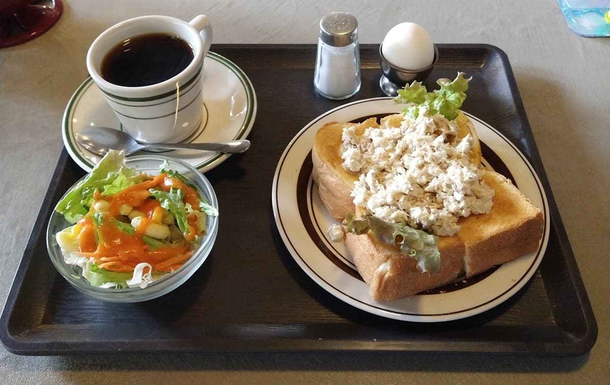 エイトコーヒー 8コーヒー モーニング メニュー トースト プリン 評判 口コミ レビュー ブログ